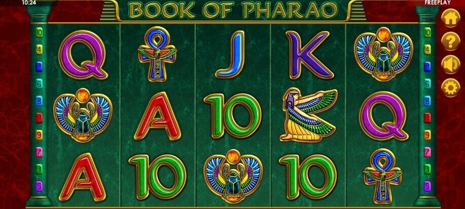 Book of Pharao играть в плей фортуне